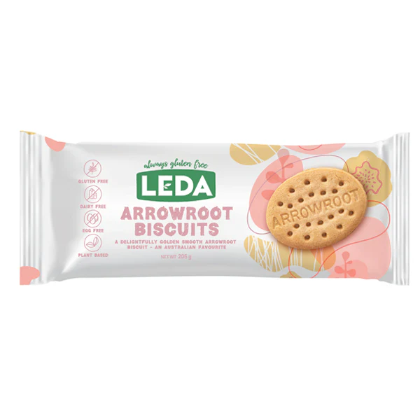 LEDA Arrowroot Biscuits 205g, A Crunchy Pantry Staple - Image 2