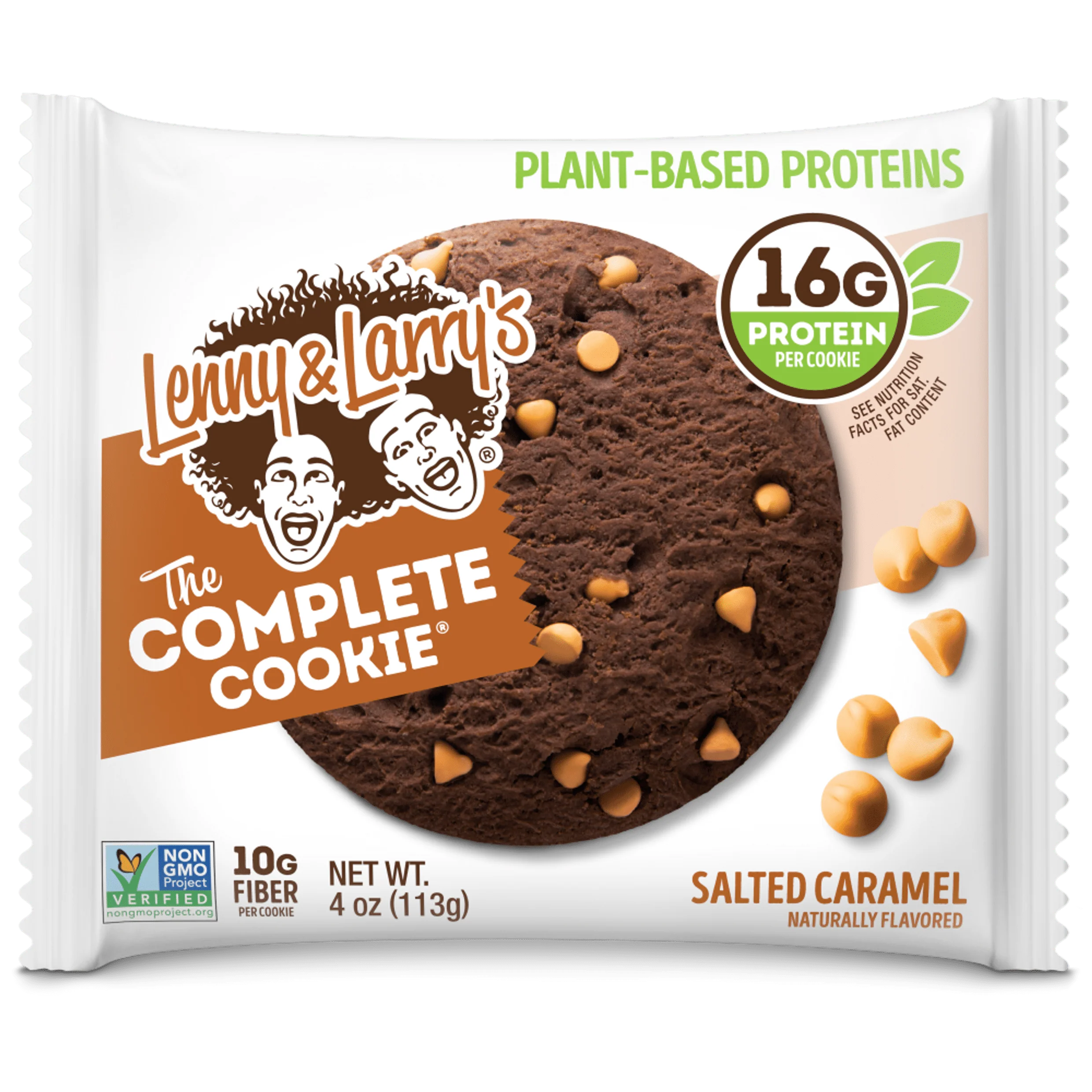 Lenny & Larry's The Complete Cookie, Single Cookie 113g Or A Box Of 12 Cookies, Salted Caramel Flavour Vegan - Image 2
