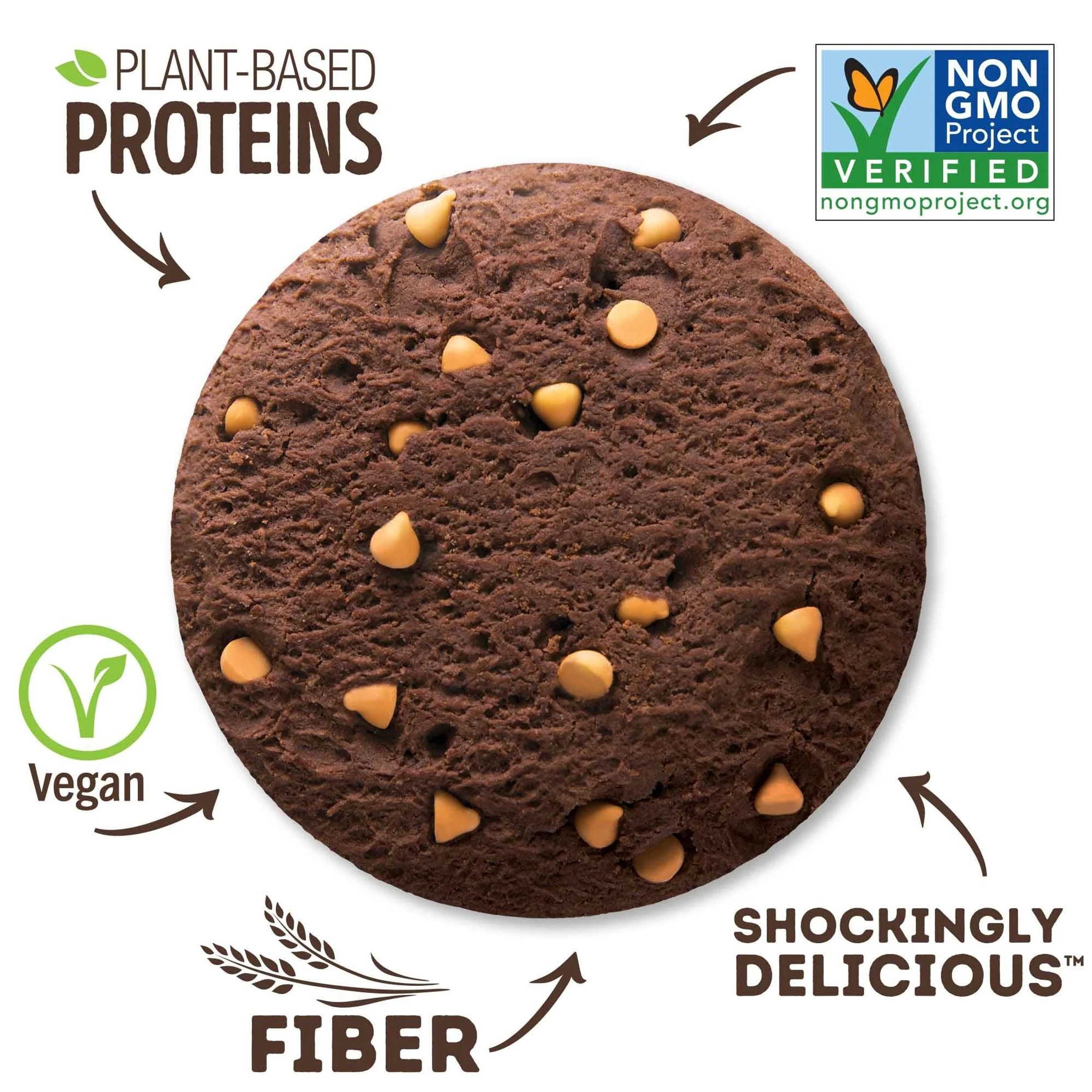 Lenny & Larry's The Complete Cookie, Single Cookie 113g Or A Box Of 12 Cookies, Salted Caramel Flavour Vegan - Image 3