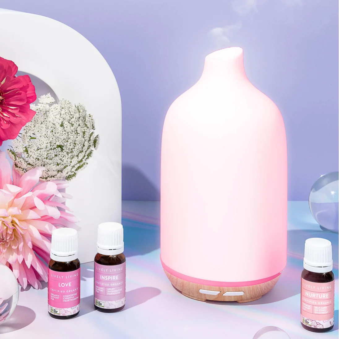 Lively Living Diffuser Aroma Dune, White - Image 4