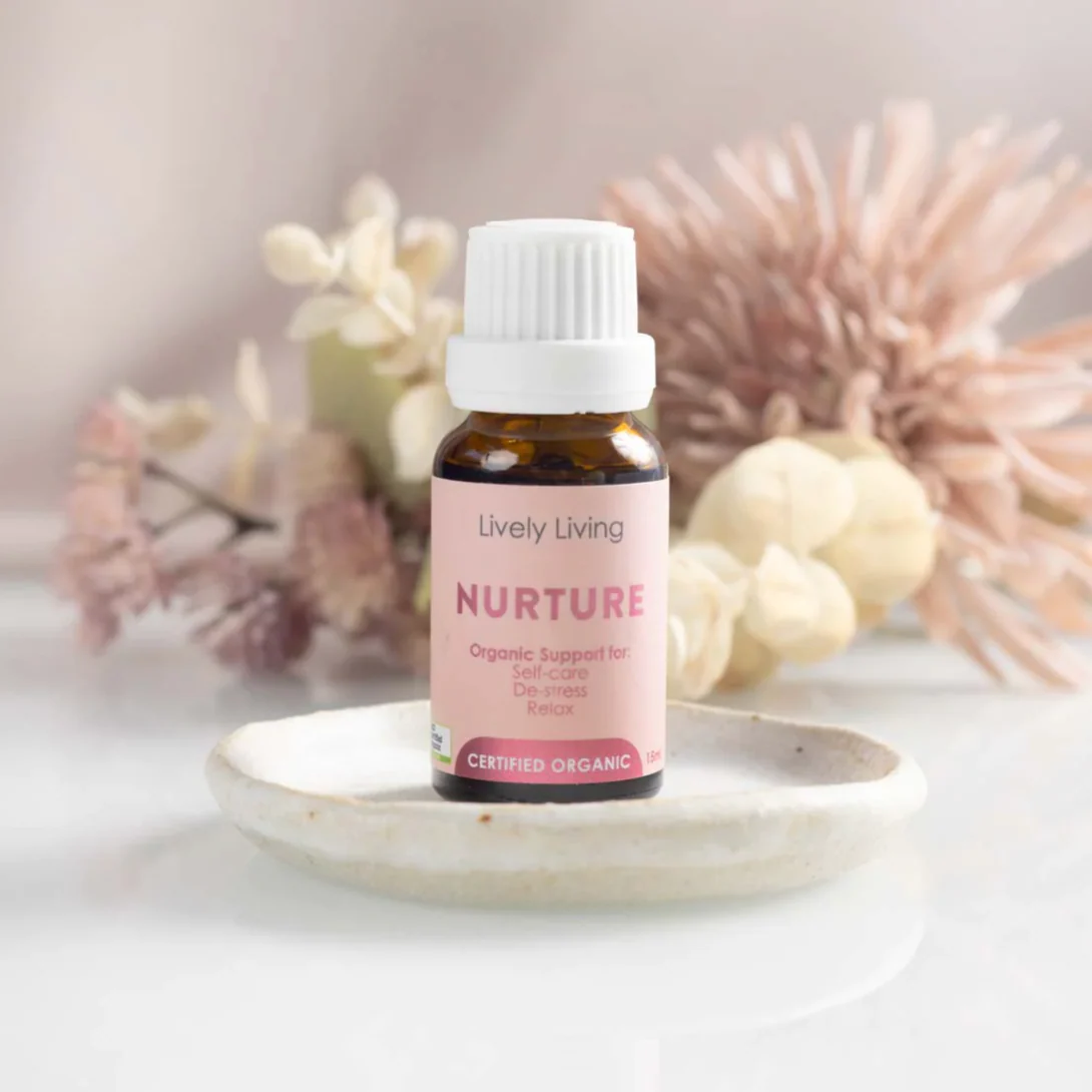 Lively Living Organic Essential Oil Blend 15ml, Nurture - Image 2