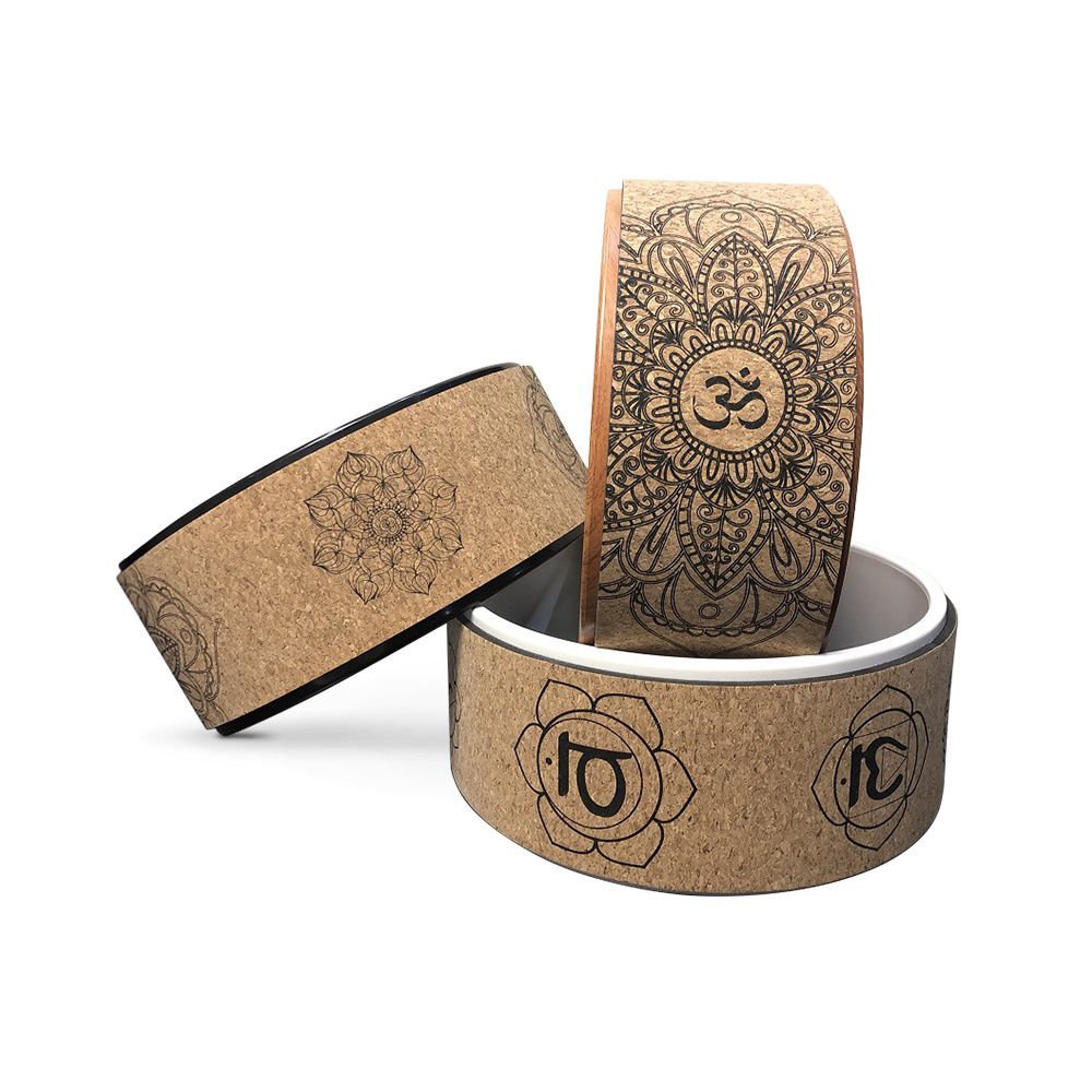 Luvin Life Yoga Cork Dharma Wheel, Perfect For Advanced Or Beginner Yogi's - Image 2