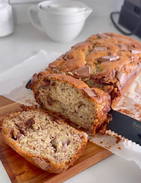 Macro Mike Plant Protein Banana Bread Baking Mix 250g, Chocolate Chip Flavour - Image 2