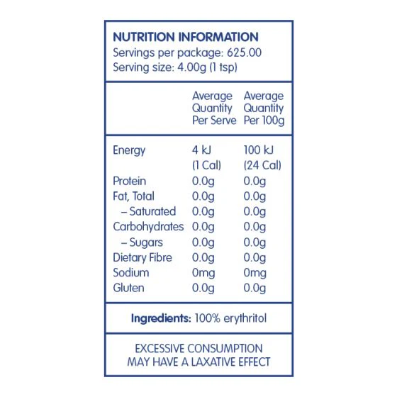 Naturally Sweet Natural Erythritol 225g, 500g, 1kg, Low Calorie Sugar Replacement - Image 4
