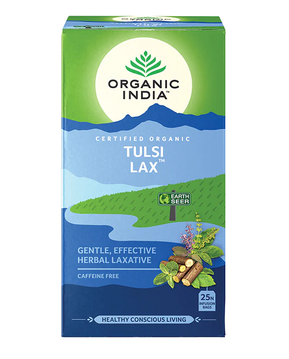 Organic India Wellness Tea Tulsi Lax, 25 Herbal Tea Bags; Certified Organic - Image 2