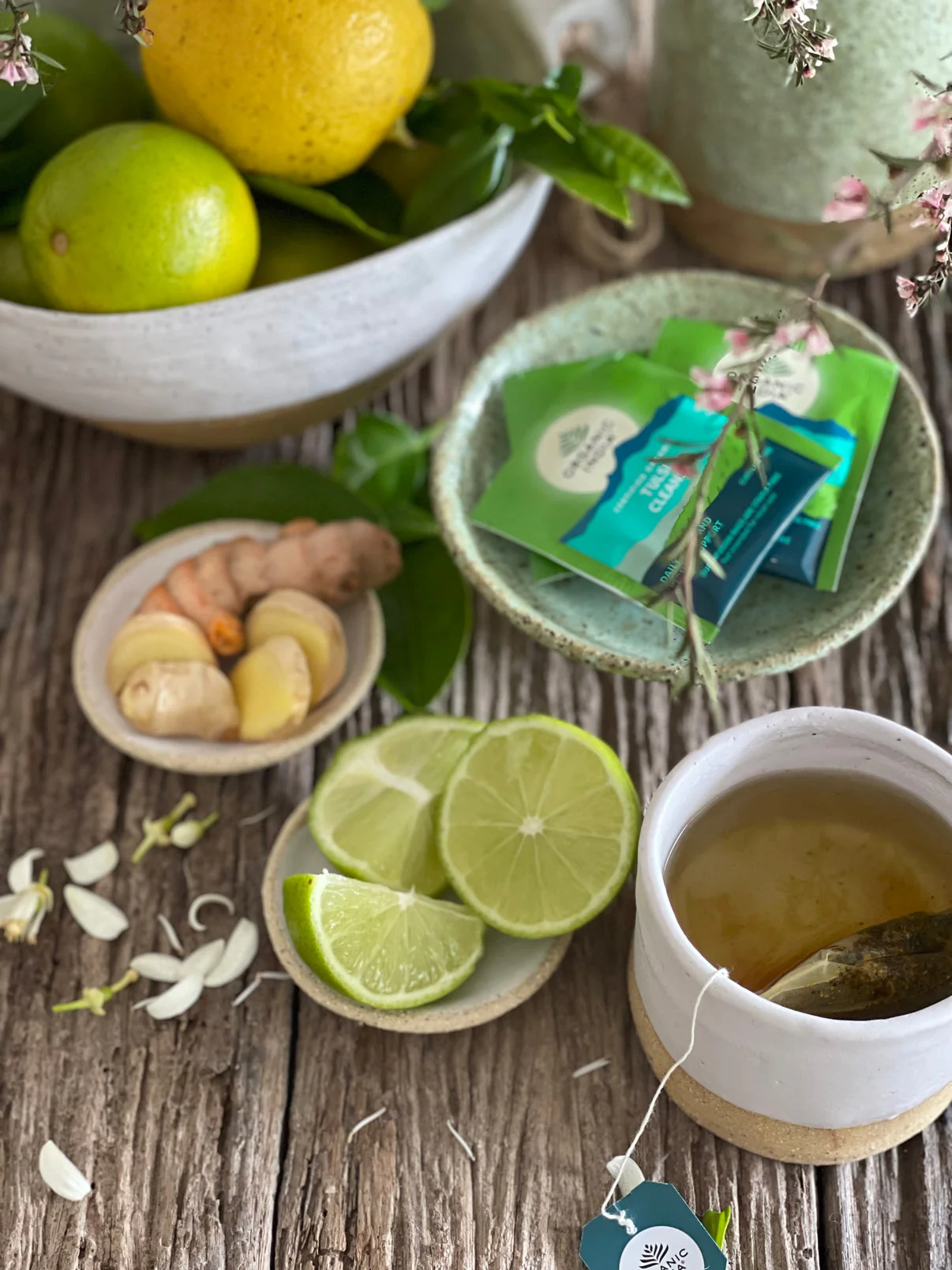 Organic India Wellness Tea Tulsi True Wellness Collection, 25 Herbal Tea Bags; Certified Organic - Image 3