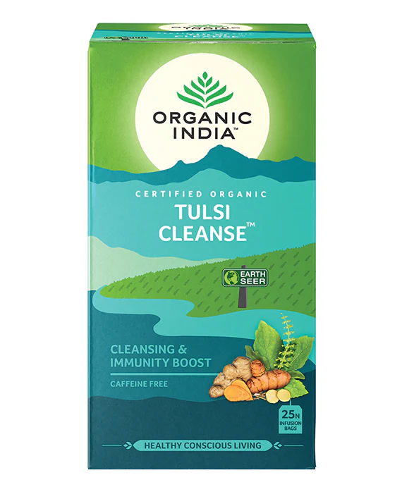 Organic India Wellness Tea Tulsi Cleanse, 25 Herbal Tea Bags; Certified Organic - Image 3