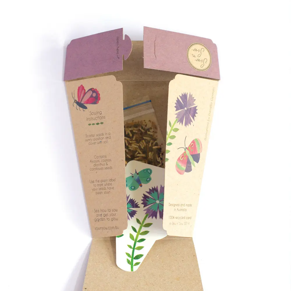 Sow 'N Sow A Gift of Seeds Card, Enchanted Garden - Image 3