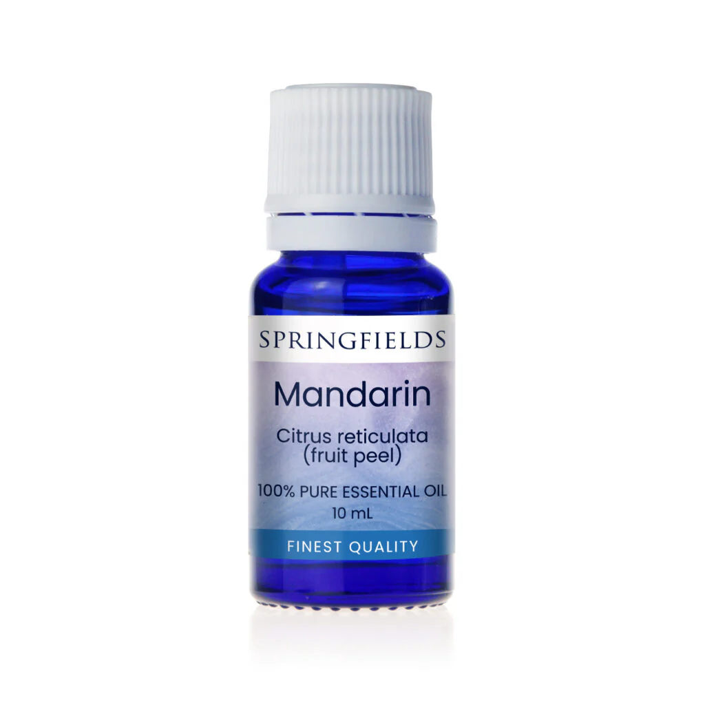 Springfields Aromatherapy Oil; Mandarin 10mL, Calming & Gentle