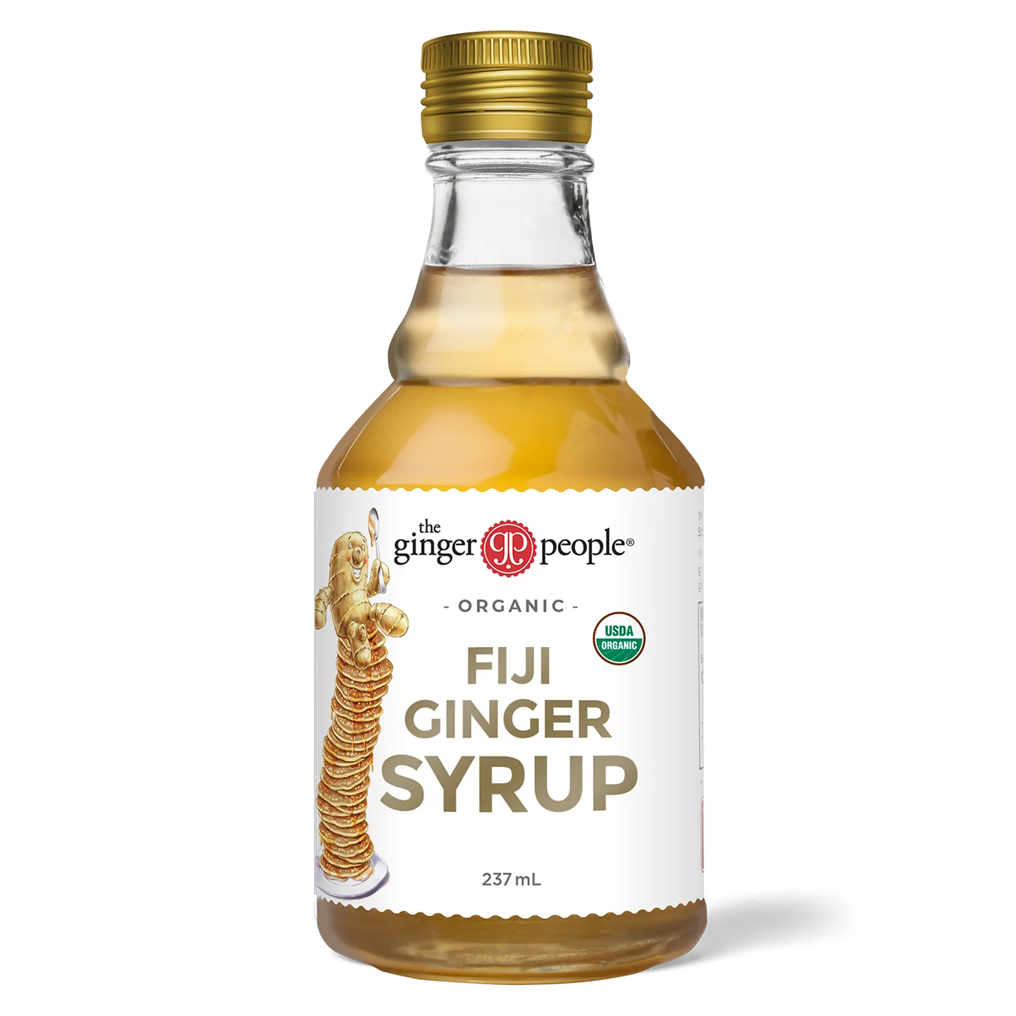The Ginger People Organic Fiji Ginger Syrup, 237ml (Glass Bottle) - Image 2