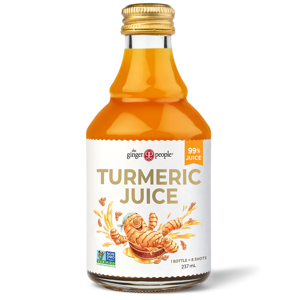 The Ginger People Turmeric Juice 237ml, 99% Juice (Glass Bottle) - Image 2