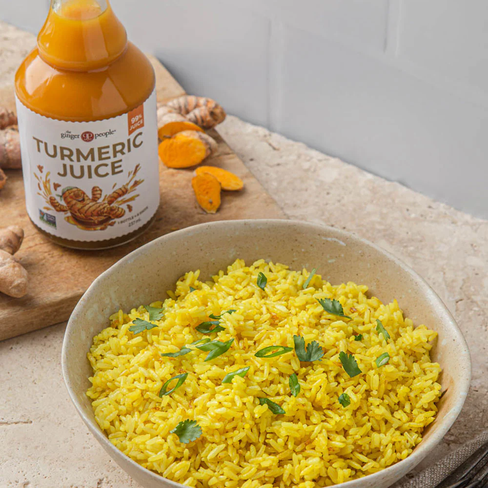 The Ginger People Turmeric Juice 237ml, 99% Juice (Glass Bottle) - Image 3