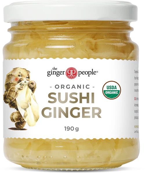 The Ginger People Organic Pickled Sushi Ginger 190g - Image 2