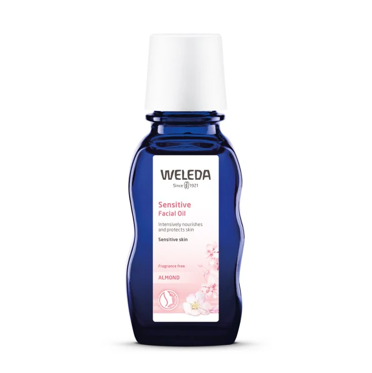 Weleda Sensitive Almond Facial Oil 50mL, Fragrance Free, Soothing & Restorative - Image 2