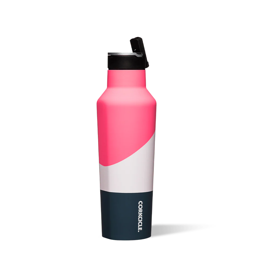Corkcicle Classic Collection, Sport Canteen 600ml, Electric Pink Colour Block - Image 3