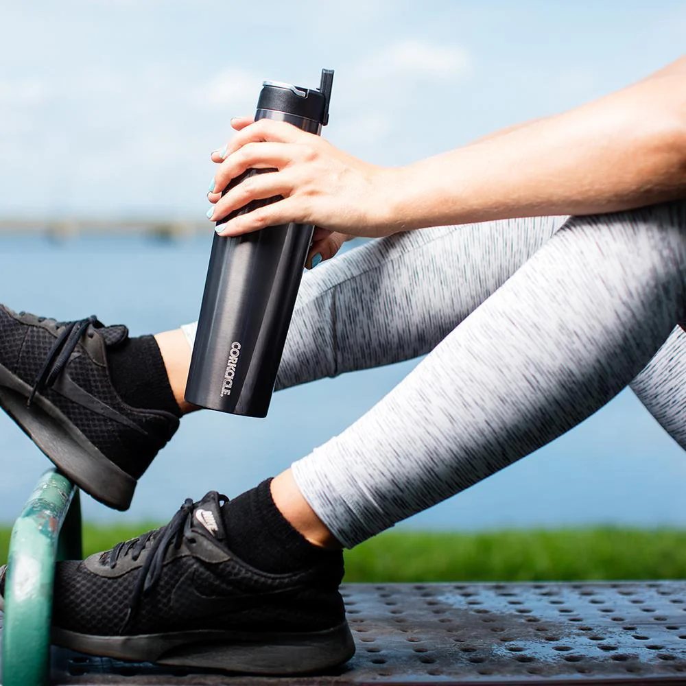 Corkcicle Classic Collection, Sport Canteen 600ml, Metallic Gunmetal - Image 3