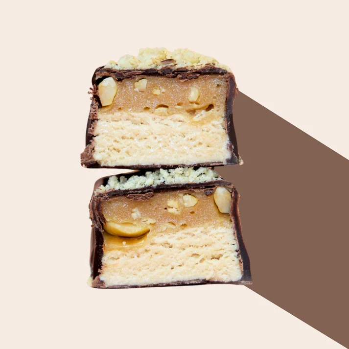 Crumble Charms Salted Peanut Caramello Bar 110g, Sweet Meets Salty; Contains 2 Bars (Copy)