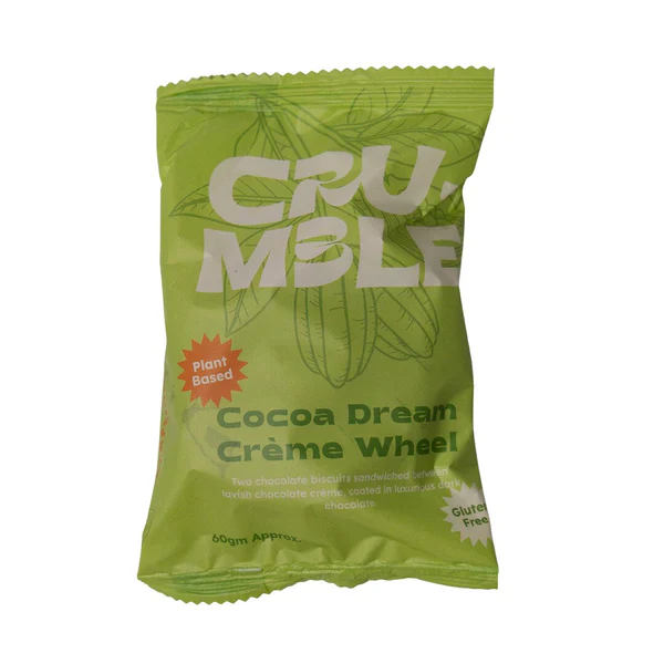 Crumble Foods Love Wheel 60g, Cocoa Dream Creme Flavour & Gluten-Free - Image 2