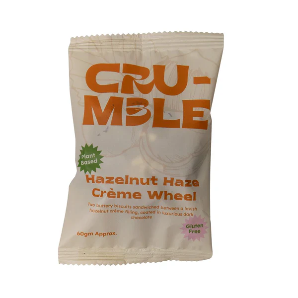 Crumble Foods Love Wheel 60g, Hazelnut Haze Creme Flavour & Gluten-Free - Image 2