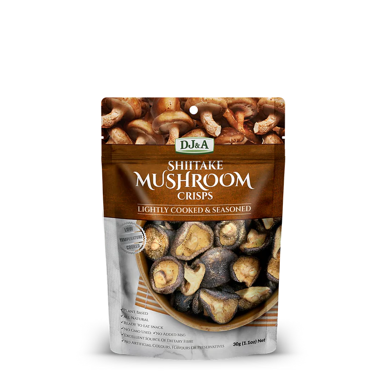 DJ&A Mushroom Crisps 30g, Shiitake Original