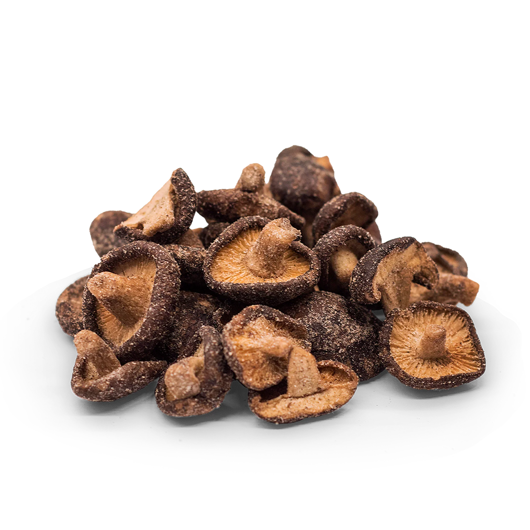 DJ&A Mushroom Crisps 30g, Shiitake Smoked Chilli & Garlic - Image 2