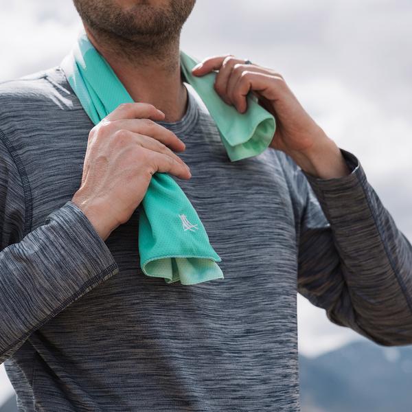 Dock & Bay Cooling Sports Towel, Go Faster Collection, Race Teal Colour - Image 3