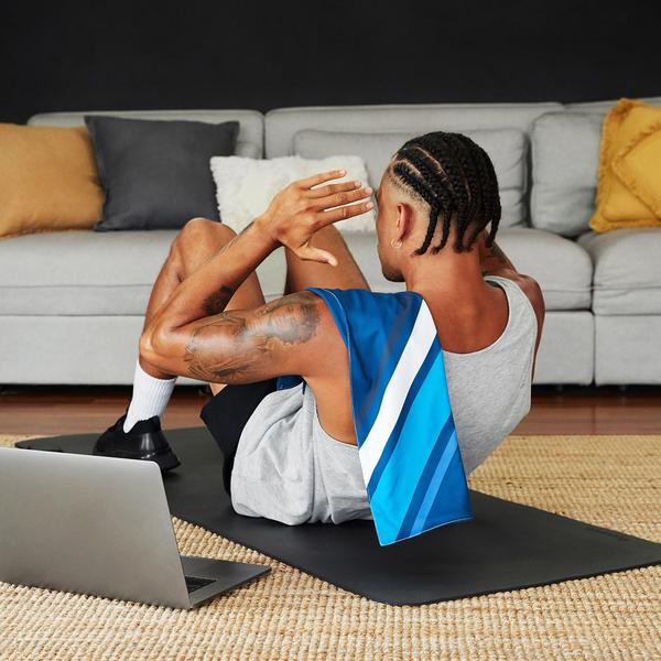 Dock & Bay Cooling Sports Towel, Go Faster Collection; Rapid Navy Colour - Image 5
