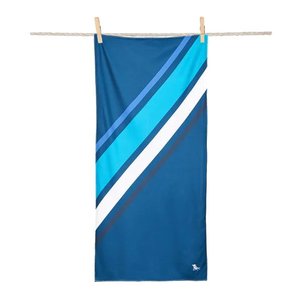 Dock & Bay Cooling Sports Towel, Go Faster Collection; Rapid Navy Colour - Image 8