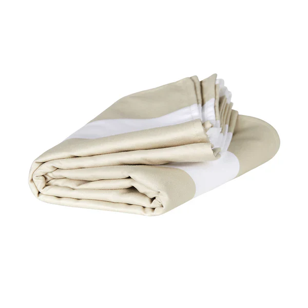 Dock & Bay Quick Dry Beach Towel Cabana Collection Size Large, Bora Bora Beige Pattern - Image 5