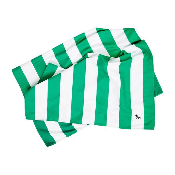 Dock & Bay Quick Dry Beach Towel Cabana Collection Size Large, Cancun Green Pattern - Image 6