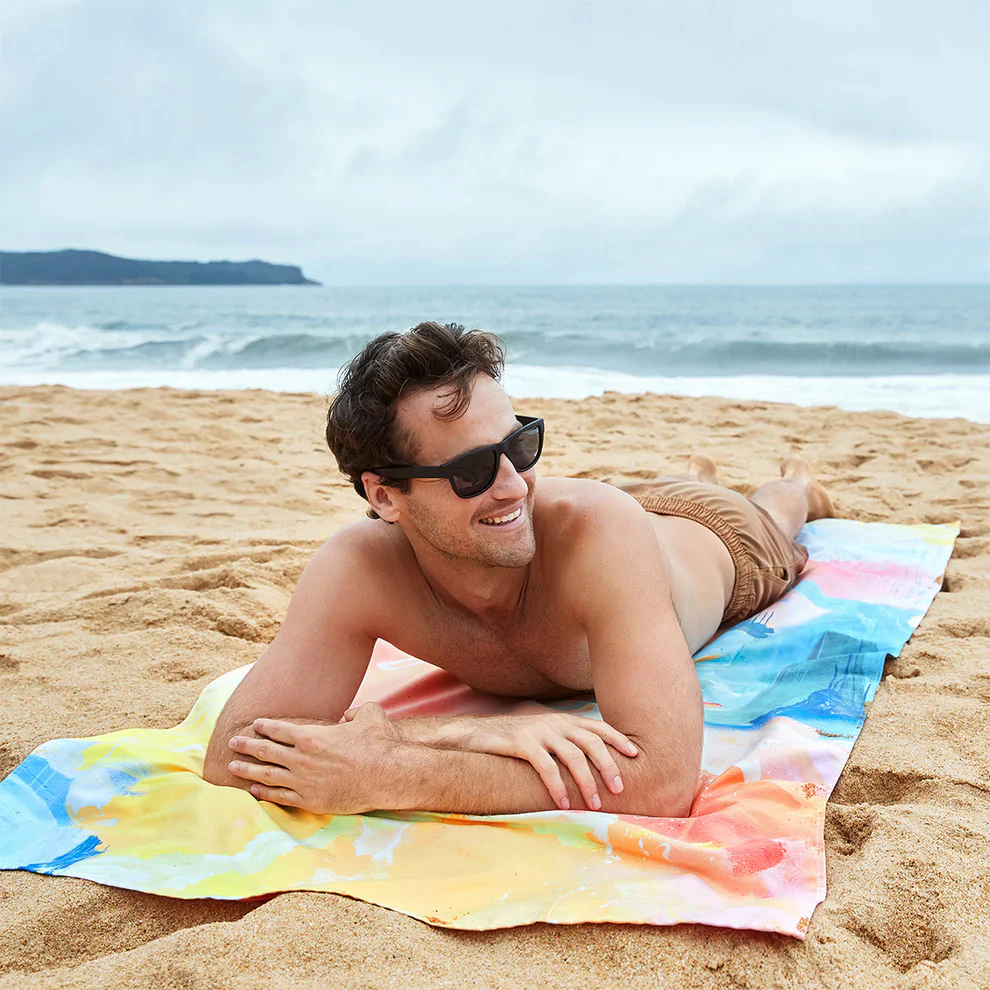Dock & Bay Quick Dry Beach Towel Michael Black Collection Size XLarge, Life Unfolding Pattern - Image 3