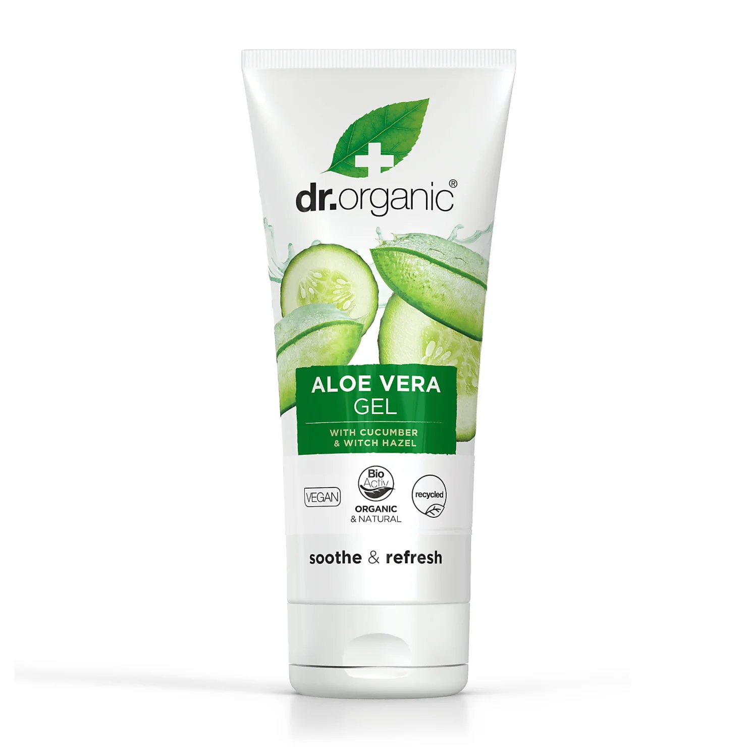 Dr Organic Aloe Vera Gel 200ml, With Cucumber