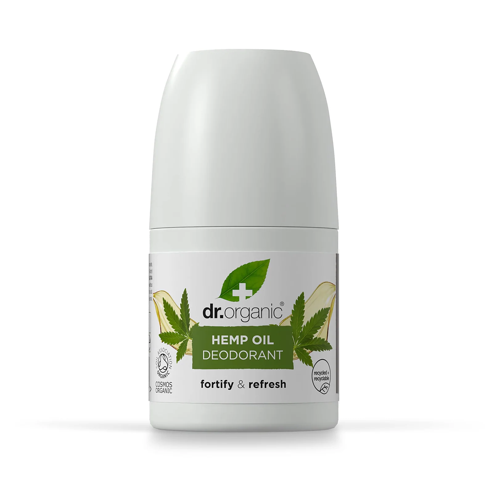 Dr Organic Hemp Oil Deodorant 50mL, Fortify & Refresh
