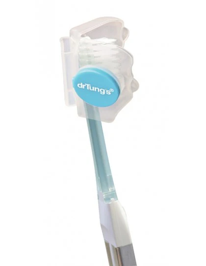 Dr Tung's Toothbrush Snap-On Toothbrush Protector & Sanitizer 2 Pack - Image 3