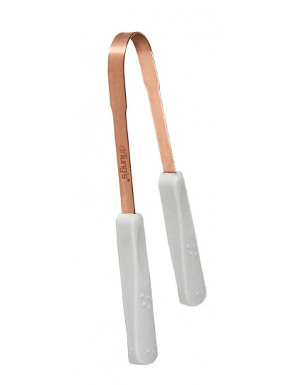 Dr Tung's Tongue Cleaner Copper, Works Wonders For Bad Breath {Colour May Vary} - Image 2