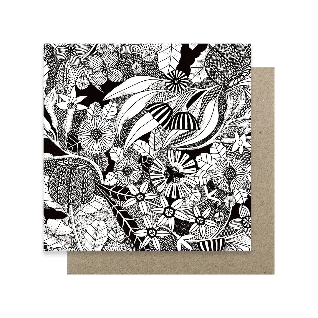 Earth Greetings 6 Greeting Colouring Cards, Australian Natives Design From The Claire Ishino Collection - Image 6