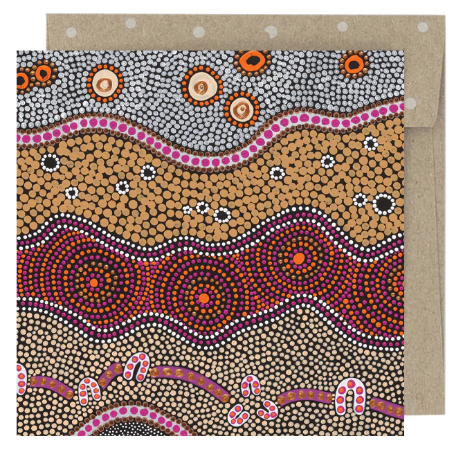 Earth Greetings Ancestors In The Sky Mini Card, Domica Hill Collection (Includes One Card & One Kraft Envelope)