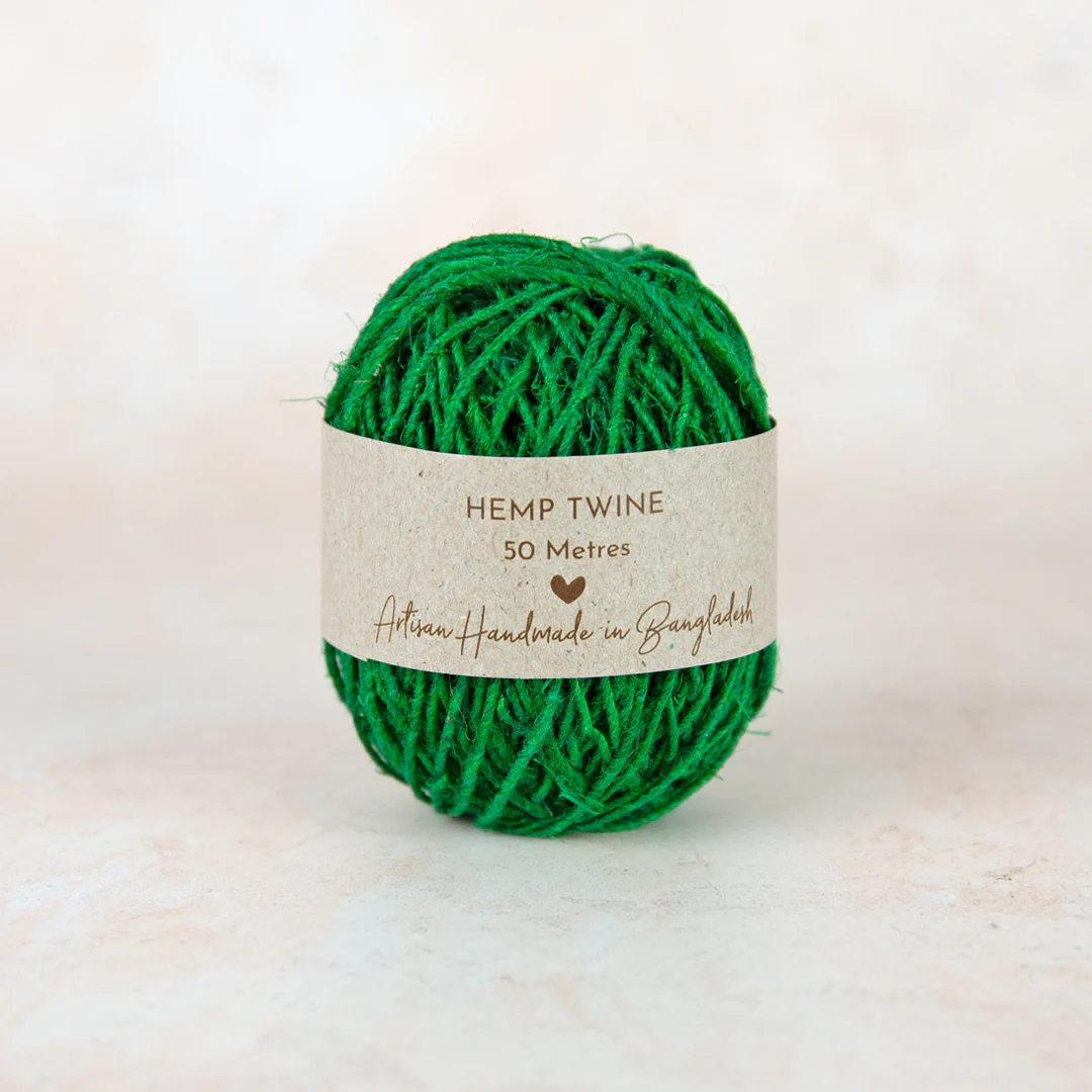 Earth Greetings Artisan Handmade Hemp Twine, Fairtrade & Handspun - Image 2