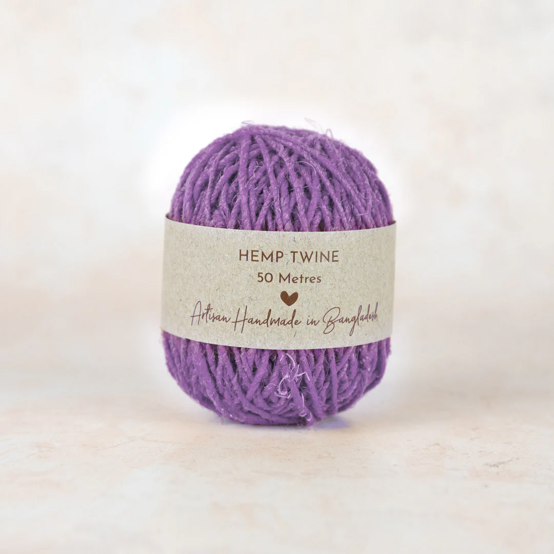 Earth Greetings Artisan Handmade Hemp Twine, Fairtrade & Handspun - Image 3