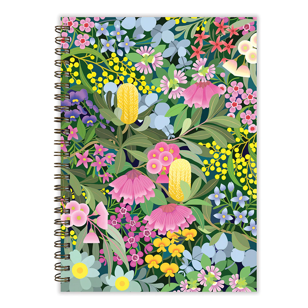 Earth Greetings Blank Journal 120 Pages, Where Flowers Bloom Design From The Claire Ishino Collection - Image 3