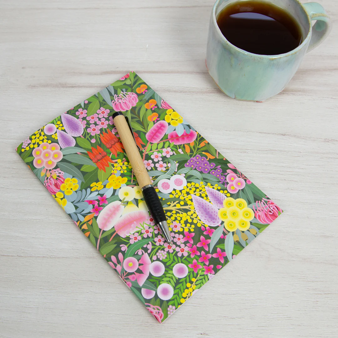 Earth Greetings Blank Notebook 64 Pages, Native Gems Design From The Claire Ishino Collection - Image 2
