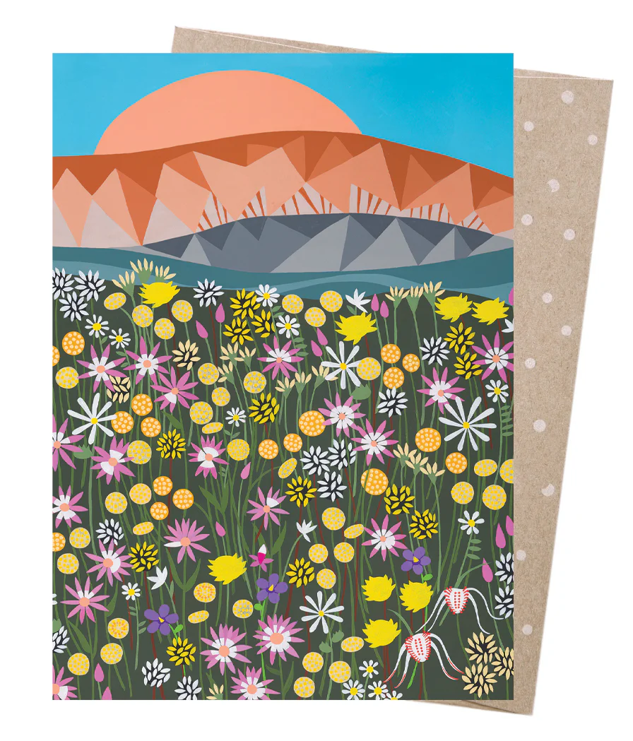 Earth Greetings Colours Of Coalseam Card, Helen Ansell Collection (Includes One Card & One Kraft Envelope)