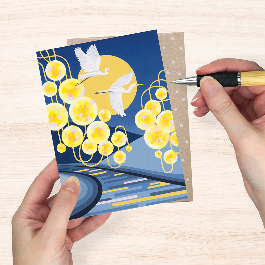 Earth Greetings Come Away With Me Card, Claire Ishino Collection (Includes One Card & One Kraft Envelope) - Image 2