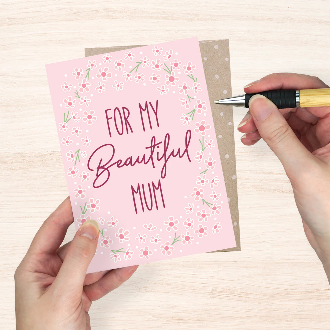 Earth Greetings For My Beautiful Mum, Hello Sunshine Collection (Includes One Card & One Kraft Envelope) - Image 2
