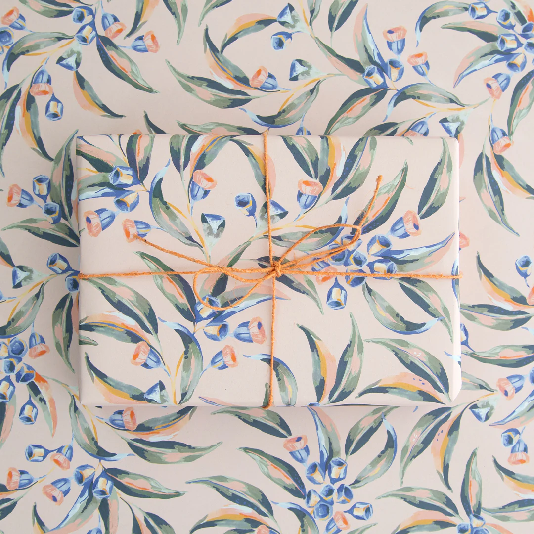 Earth Greetings Gumnut Dance Australian Folded Wrapping Paper, Jayne Branchflower Collection - Image 2