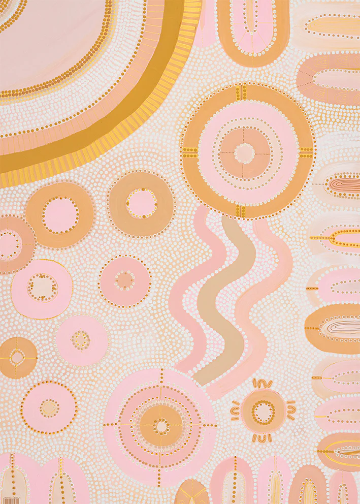 Earth Greetings Journey Australian Folded Wrapping Paper, Natalie Jade Collection