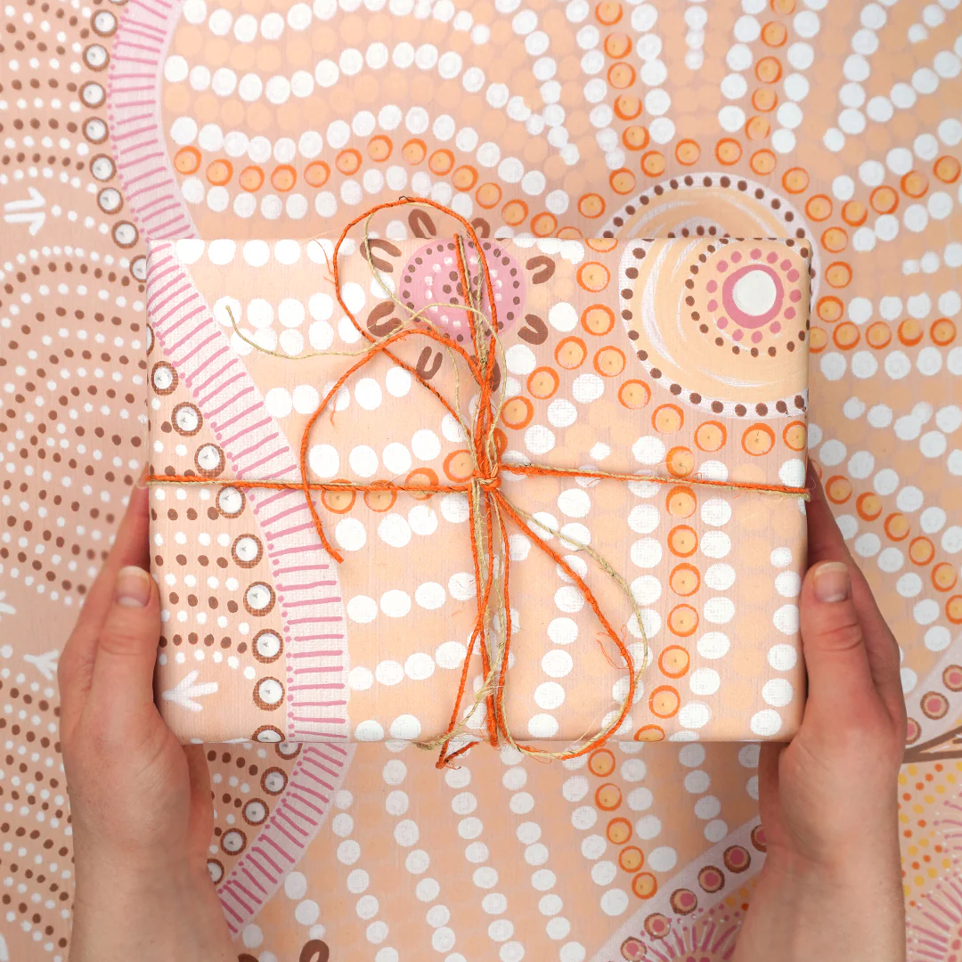 Earth Greetings Our Mother The Sun Australian Folded Wrapping Paper, Domica Hill Collection - Image 2