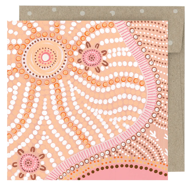 Earth Greetings Our Mother The Sun Mini Card, Domica Hill Collection (Includes One Card & One Kraft Envelope)