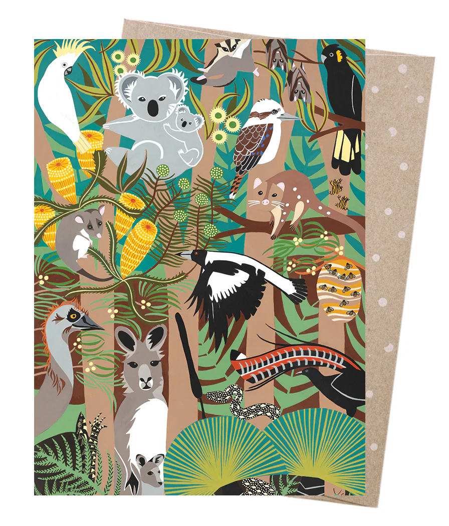 Earth Greetings Return To Eden Card, Helen Ansell Collection (Includes One Card & One Kraft Envelope)