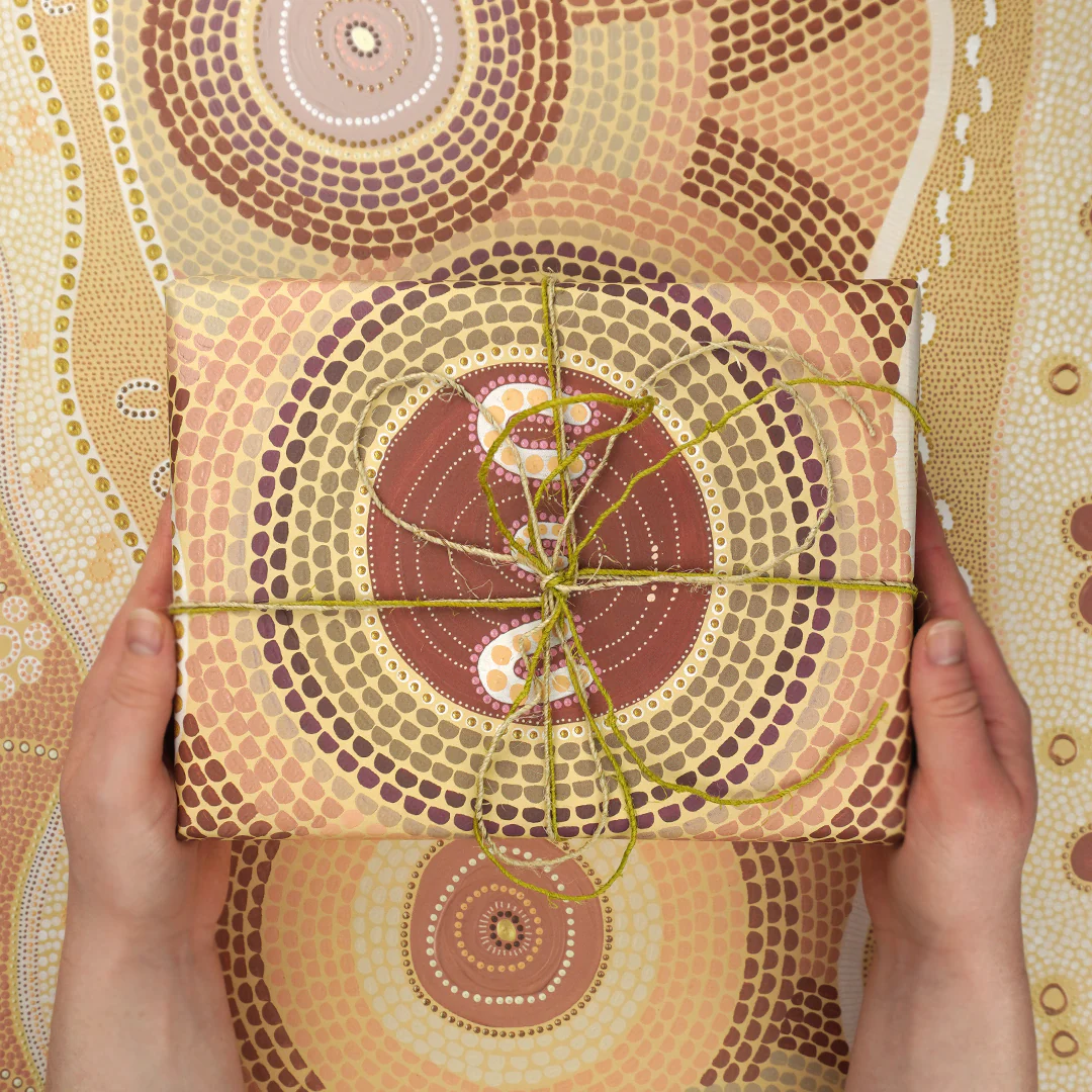 Earth Greetings Together Australian Folded Wrapping Paper, Domica Hill Collection - Image 2